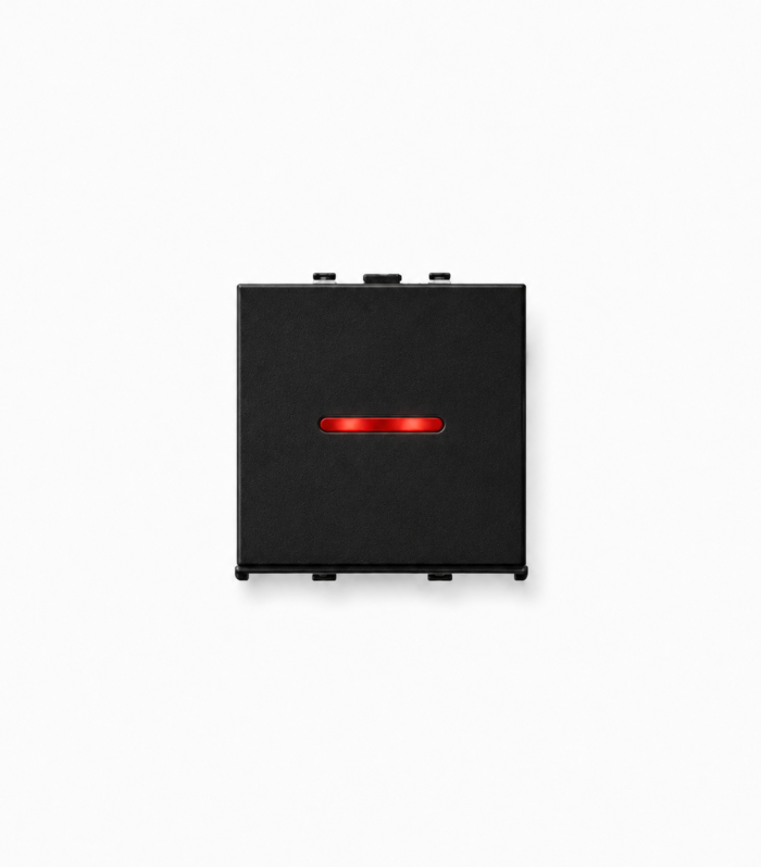 16AX SWITCHES, 250V~ S.P 200W SBL Load(1 Way Switch, 2 Module with LED Indicator)