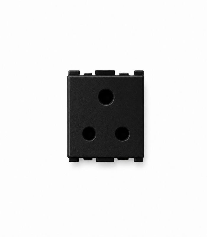 SOCKETS & USB CHARGER(6A, 3Pin Round Socket, 2M, ISI)